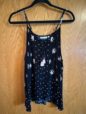 NWOT LUQ Rachell Tie Detail Halter Top XXL